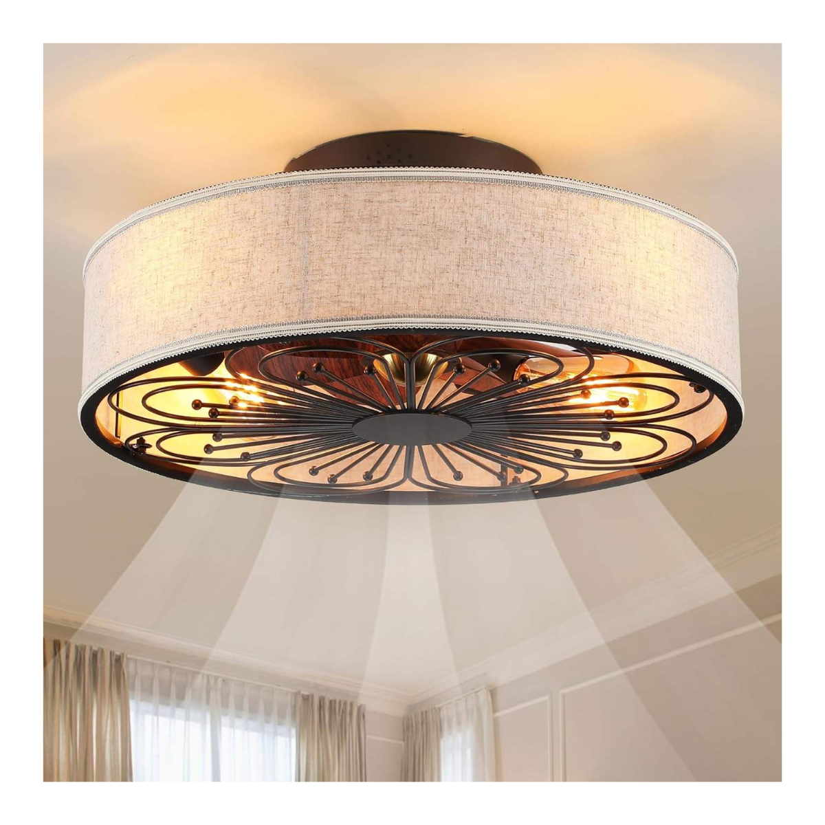 Lotus Drum Fan 